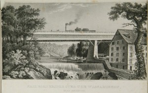 1833 - 1st Railroad Bridge Over Wissahickon Creek