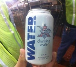 Budweiser Drinking Water for Hurricane Sandy Victims