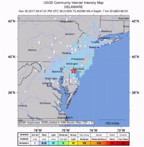 Earthquake Shakes Parts of Philly – PhilaNet.com